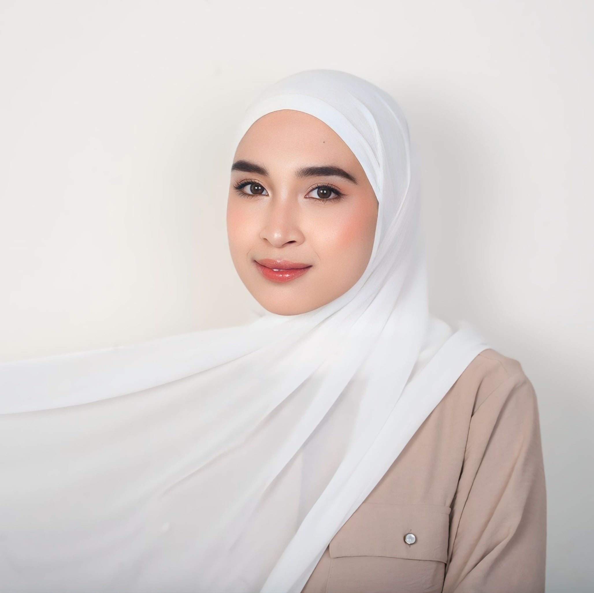 Image of Eclemix Rui Hijab Pashmina Inner Oval Polos